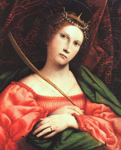 Lorenzo Lotto St.Catherine_aaa china oil painting image